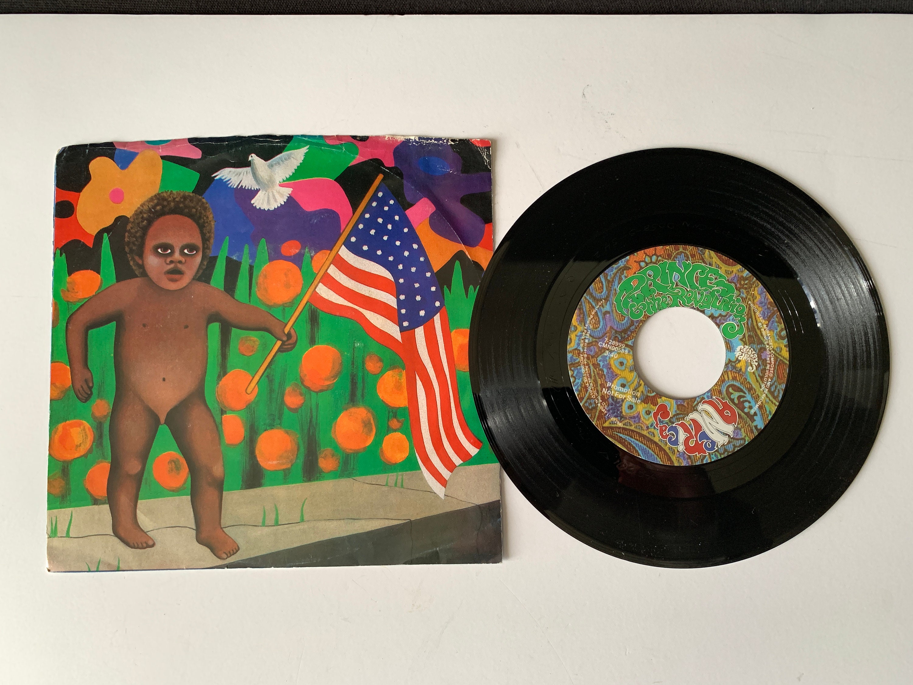1985 Rare PRINCE and the Revolution Promo 45 RPM “america” With  display picture 1