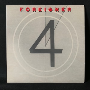 Foreigner 4 – 4th Studio Album released in 1981 on Atlantic Records, SD 16999