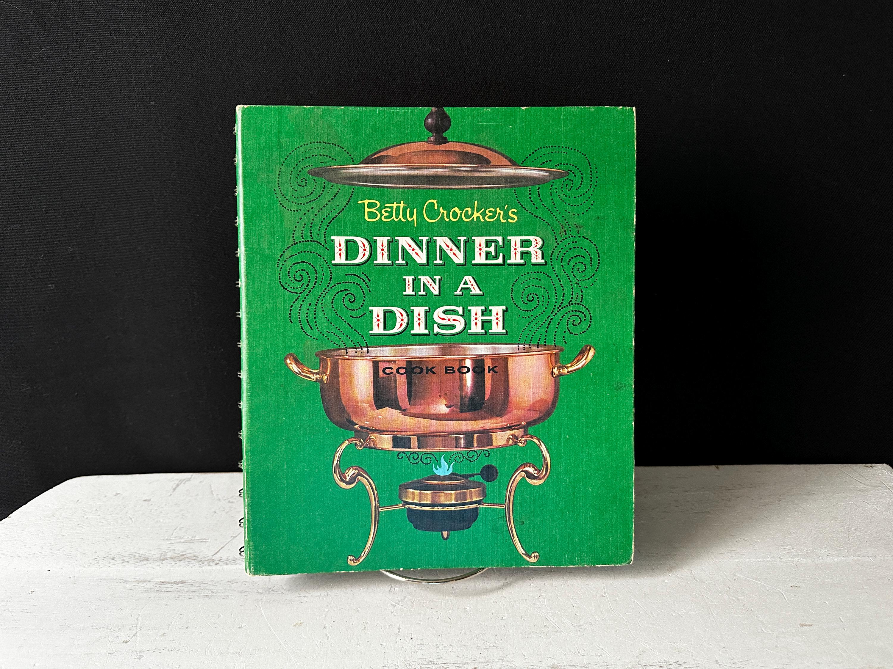 BETTY CROCKER's "Dinner In A Dish" kookboek, geïllustreerd 1965, 1e editie, 1e druk