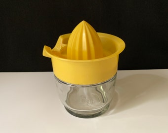 Exprimidor/escariador SEMCO con tapa de rosca de plástico AMARILLO BRILLANTE