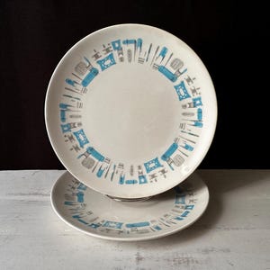 Royal China 1950&#39;S &quot;BLUE HEAVEN&quot; 10” Dinner Plates