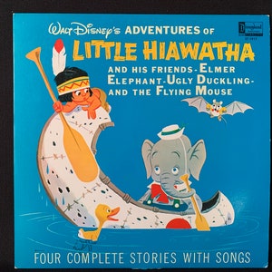 Walt Disney’s ADVENTURES Of LITTLE HIAWATHA And His Friends (1963) Vinyl Record