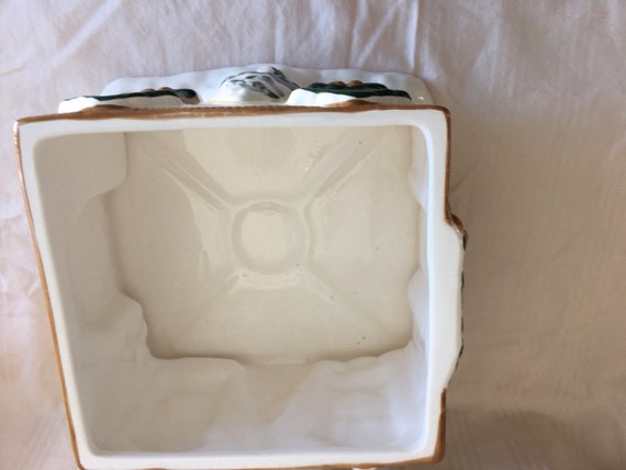Cellar Log Cabin Cookie Jar Etsy