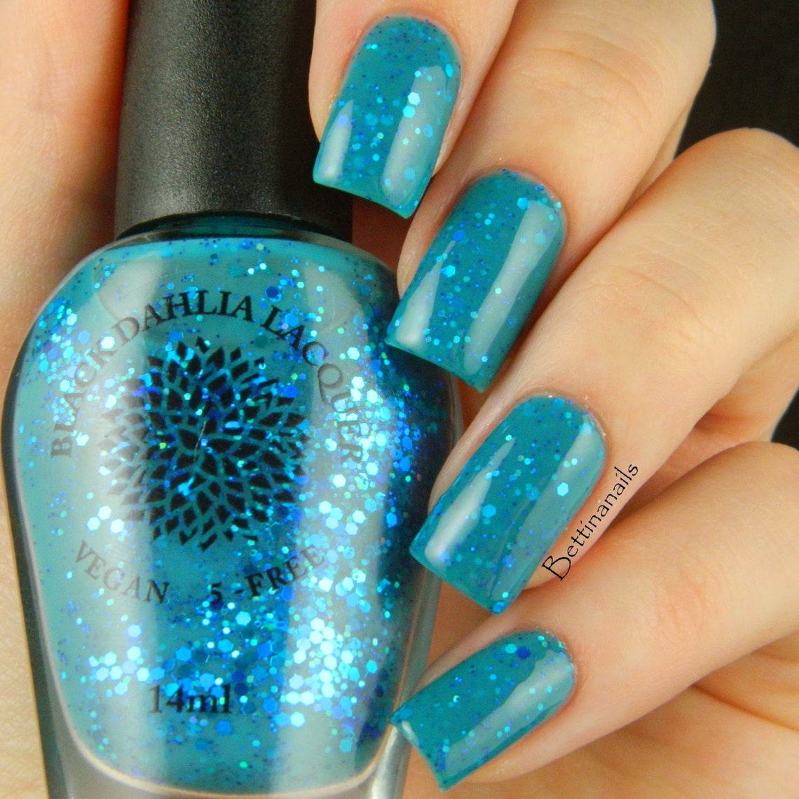 Blue Green Holo Jelly Glitter Nail Polish Glass Orchid by Etsy