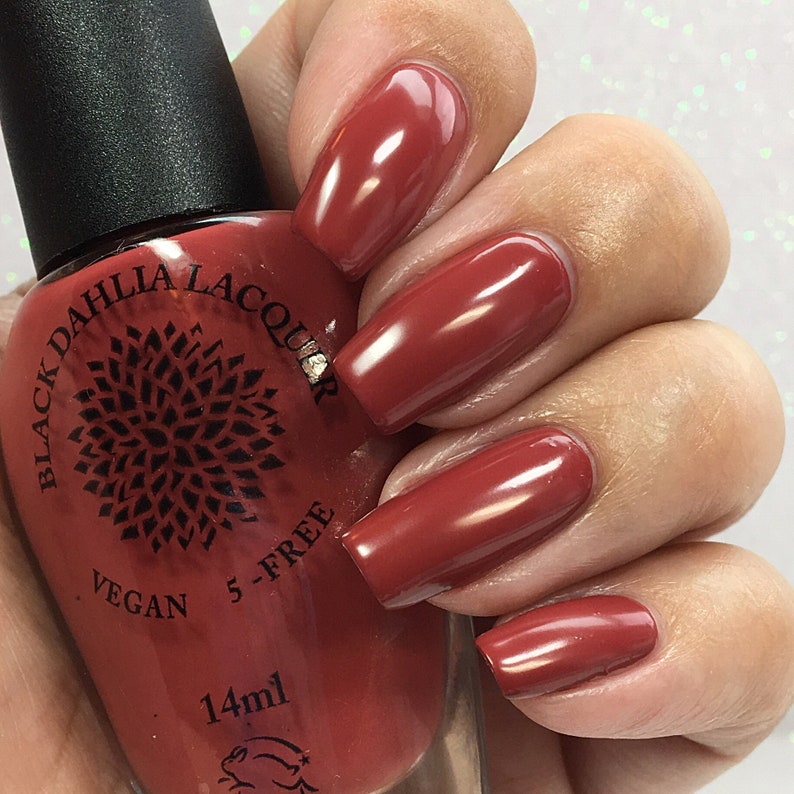 Deep Brick Red Matte Nail Polish Matte Manga By Black Dahlia Etsy Deep Brick Red Matte Nail Polish Matte Manga By Black Dahlia Etsy