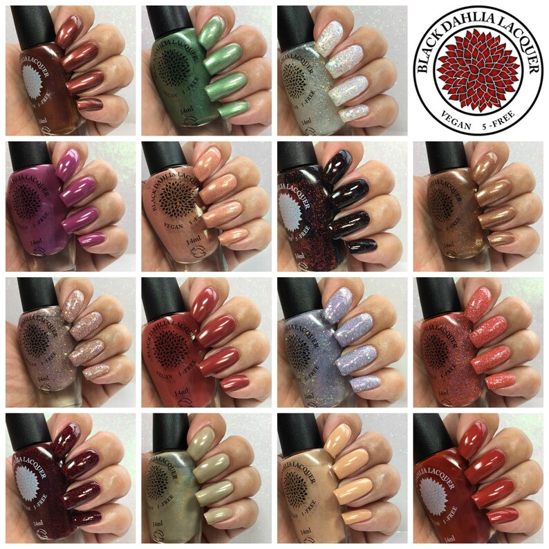 Custom Wholesale Bulk Order Nail Polish Package Designed for Etsy