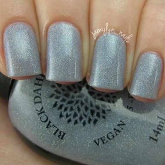 Blau Grau Crelly Nagellack Mit Micro Glitter Shifting Glas Etsy