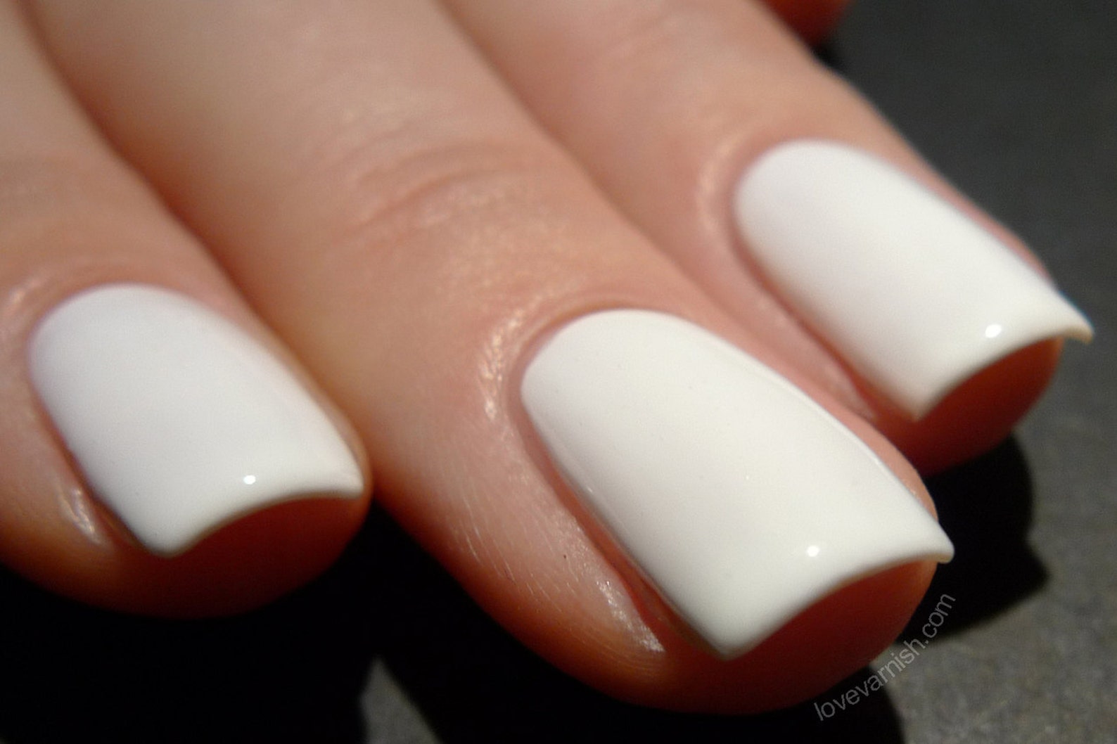 Plain White Nail Polish by Black Dahlia Lacquer Oriental Etsy