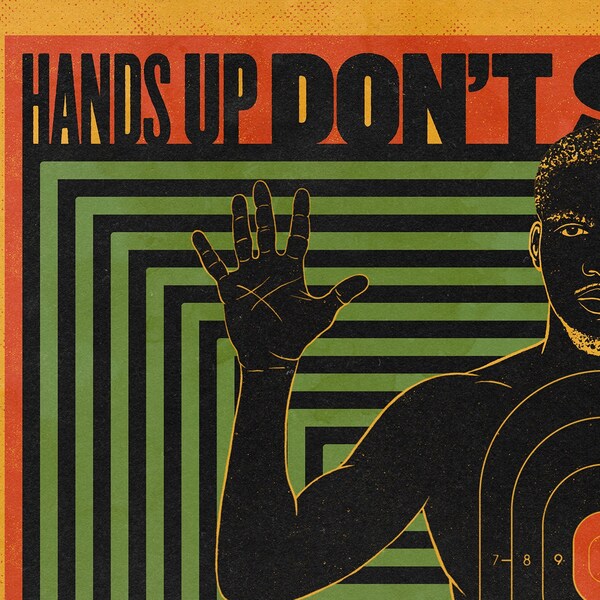 Hands up Don't Shoot - Etsy