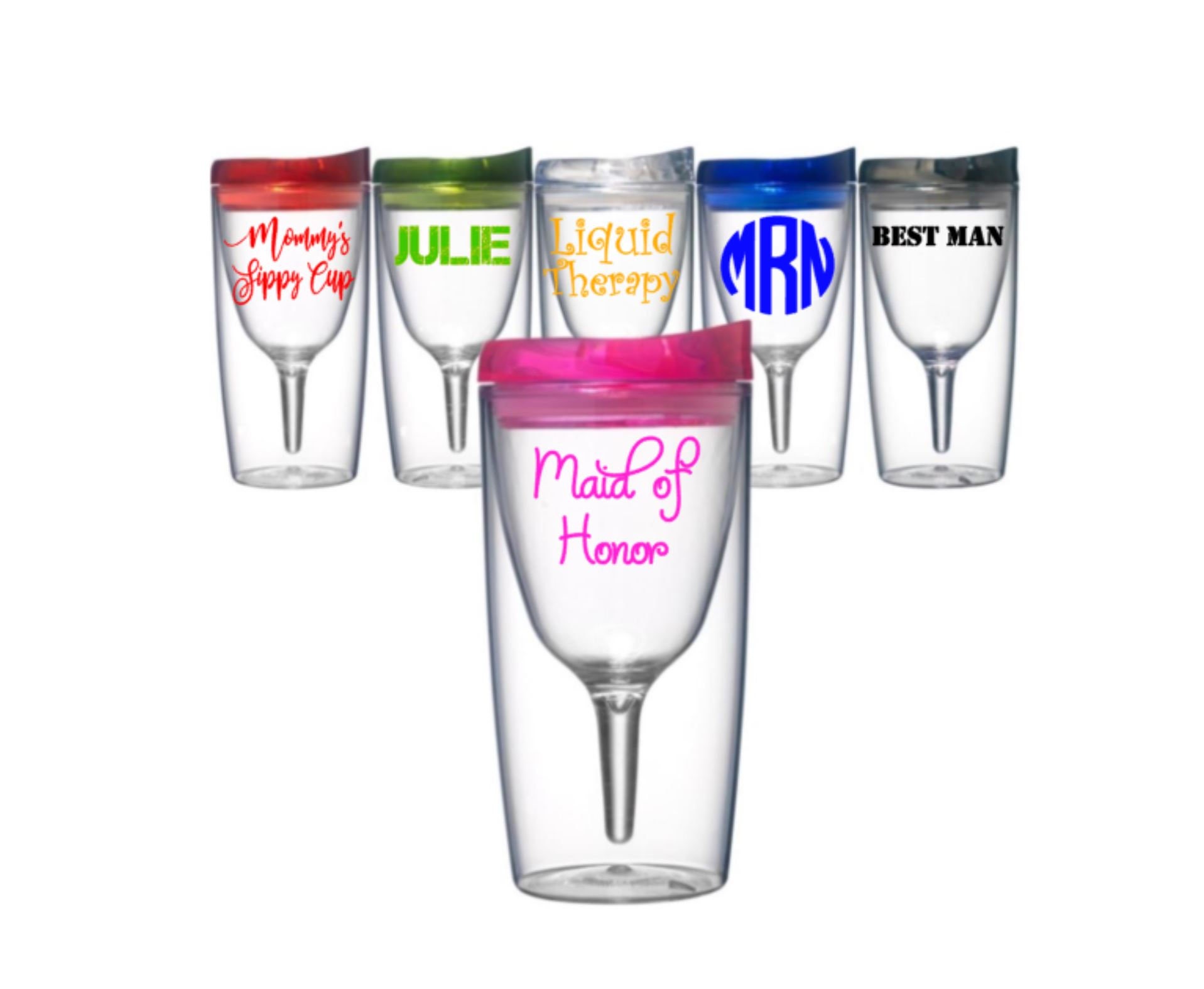 Personalized Wine Sippy Cups Custom Made Sippy Cups Plastic Etsy