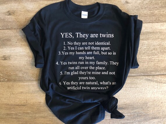 dad of twins t shirt