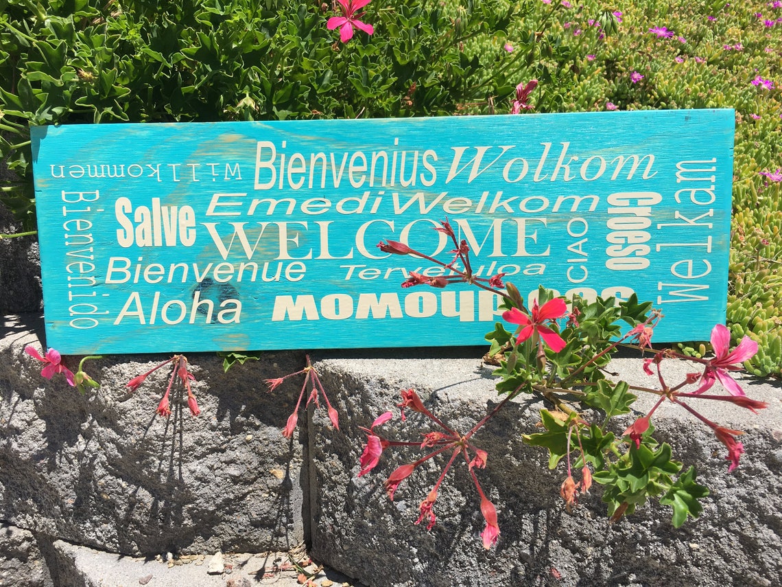 welcome-in-different-languages-custom-wooden-sign-6x18-etsy