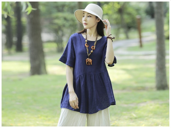 Anysize New Summer Tops Flowy Swing Tops for Ladies Breathable - Etsy  Australia