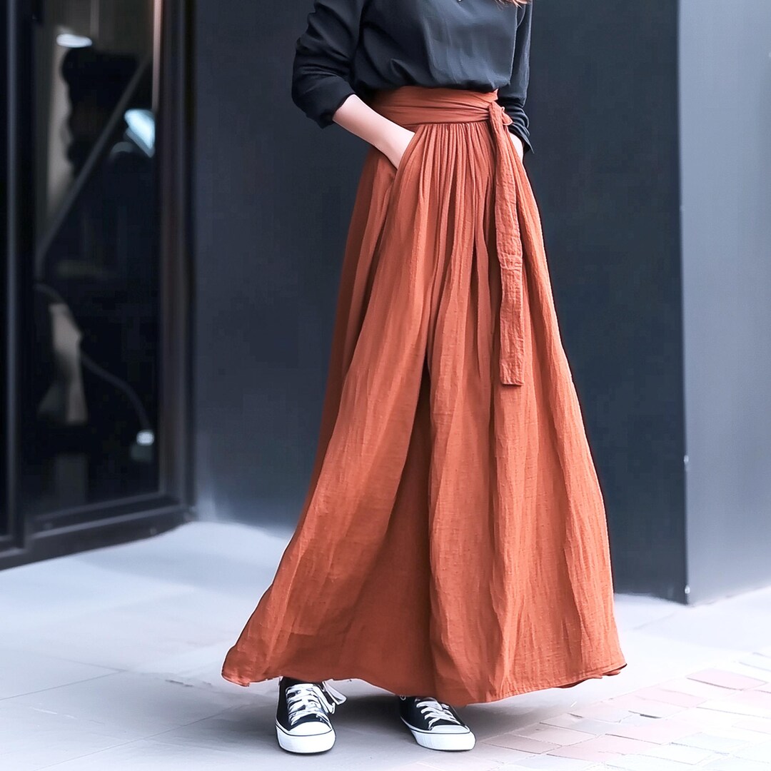 【新品未使用】AURALEE LIGHT MELTON LONG SKIRT 0 Light Melton Wool Skirt – La Garçonne