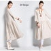 Anysize 3/4 sleeves linen dress plus size dress woman dress plus size tops plus size clothing spring summer fall clothing Y95