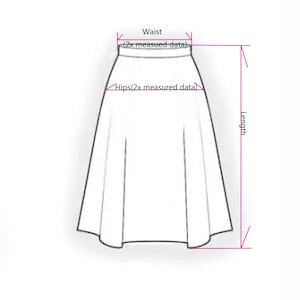 Jupe longue 100% lin plissée sur mesure, taille élastique printemps-été, avec poches latérales, jupe longue grande taille, vêtements grande taille F467L image 7