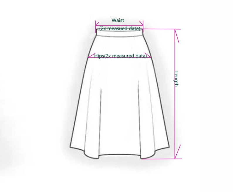 Jupe longue 100% lin plissée sur mesure, taille élastique printemps-été, avec poches latérales, jupe longue grande taille, vêtements grande taille F467L image 7