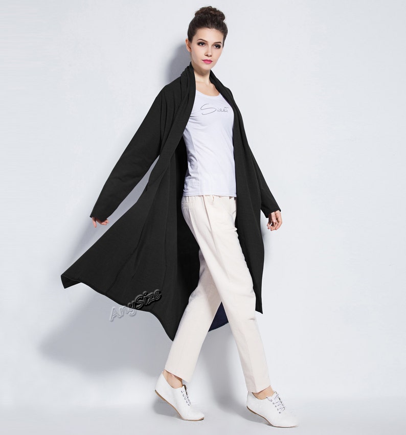 Anysize soft linen cardigan loose coat windbreaker plus size dress plus size tops plus size clothing Spring Fall Winter clothing coat Y80