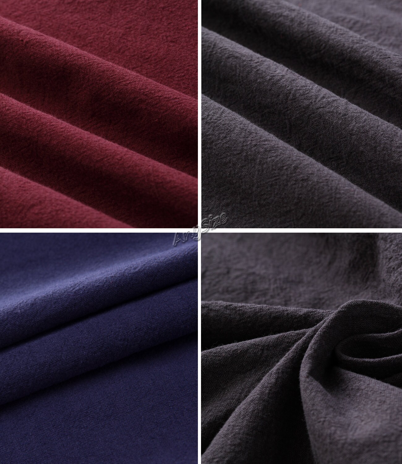 Anysize Rainbow Classic linen & cotton dress plus size dress Etsy