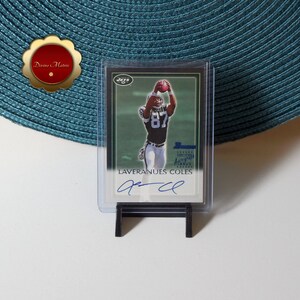 Laveranues Coles 2000 Bowman Certified Issue Rookie Auto #LC