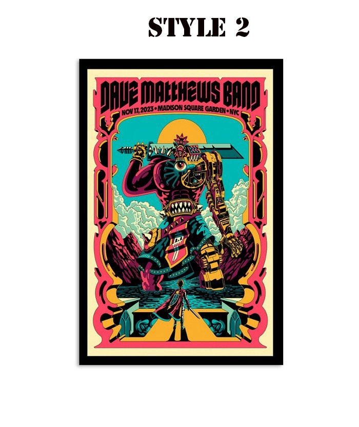 Dave Matthews Band Nov 18, 2023 New York, NY Poster