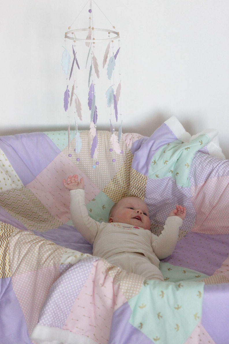 Baby Mobile Dream Catcher Mobile Feather Mobile Choose Your Etsy