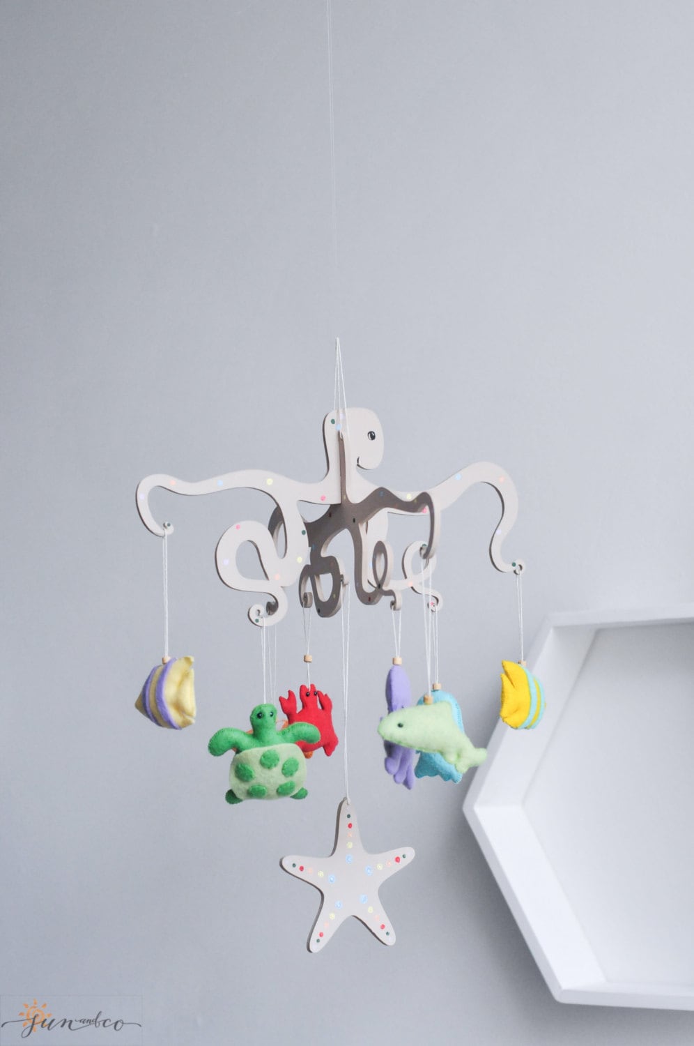 Nautical Mobile Baby Mobile Baby Crib Mobile Octopus Etsy