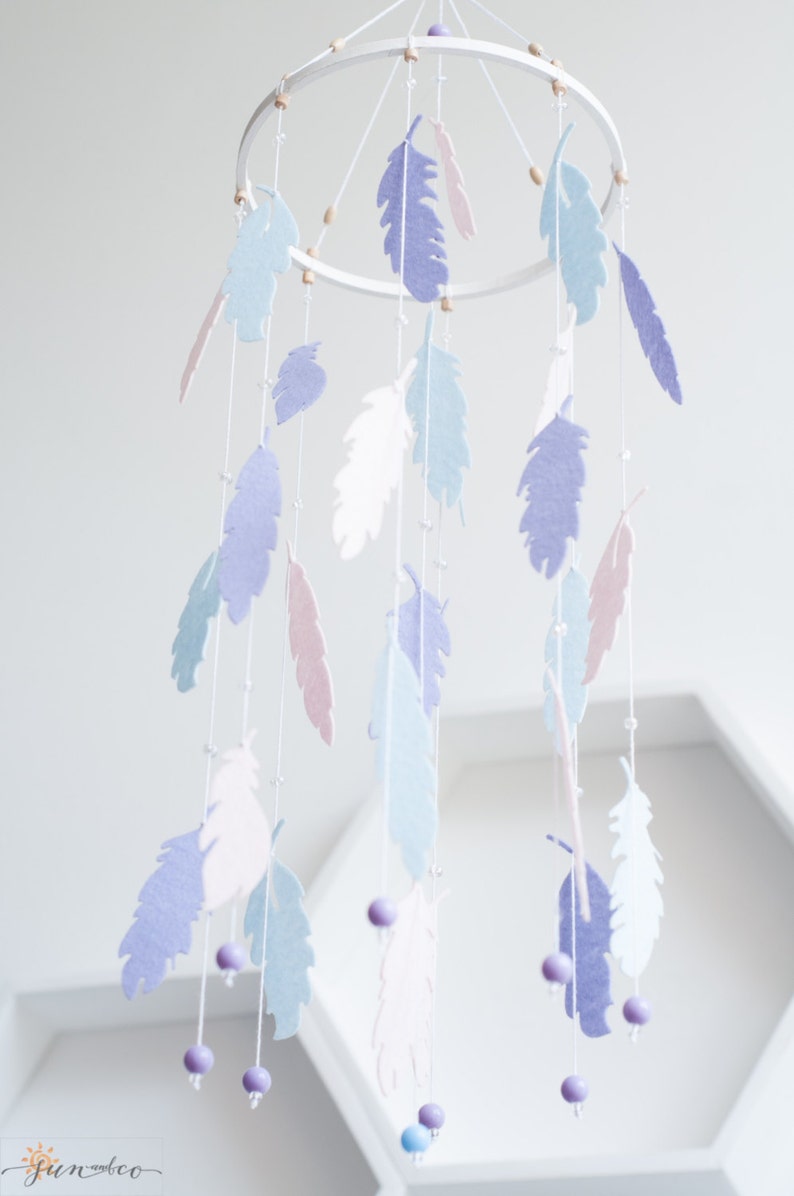 Baby Mobile Dream Catcher Mobile Feather Mobile Choose Your Etsy