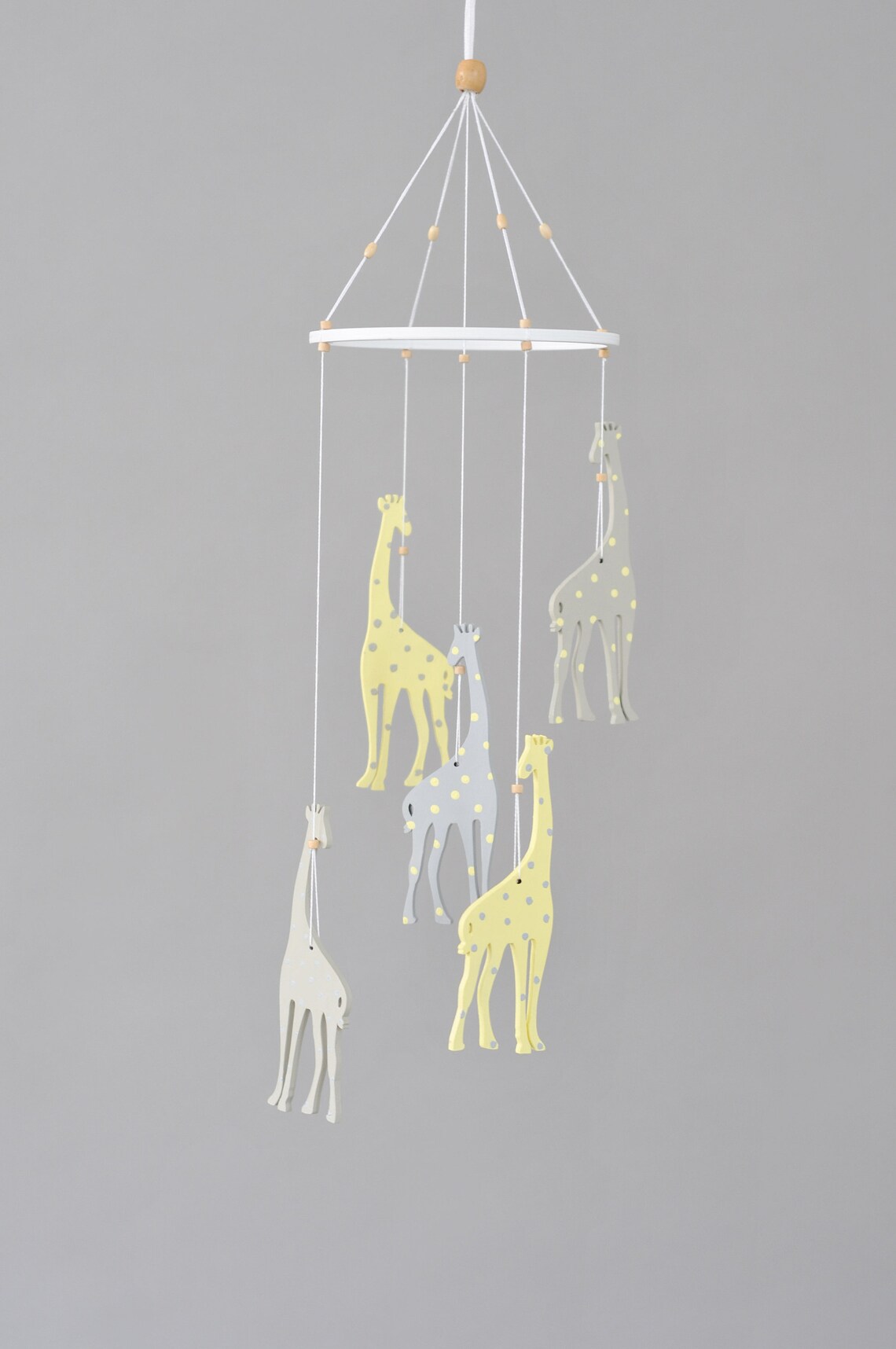 Giraffe Mobile Neutral Baby Mobile Safari Mobile Zoo Etsy