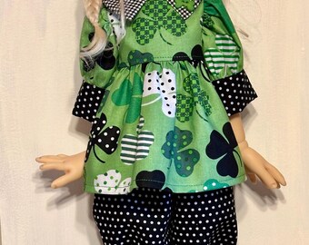 At Patrick’s day outfit for the 18-20” Connie Lowe doll