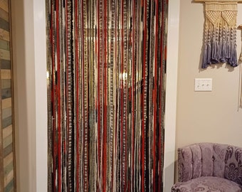 Go TEAM Boho Curtain Room Divider