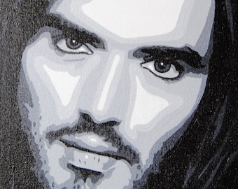 Russel Brand 9x12 Acrylic Painting