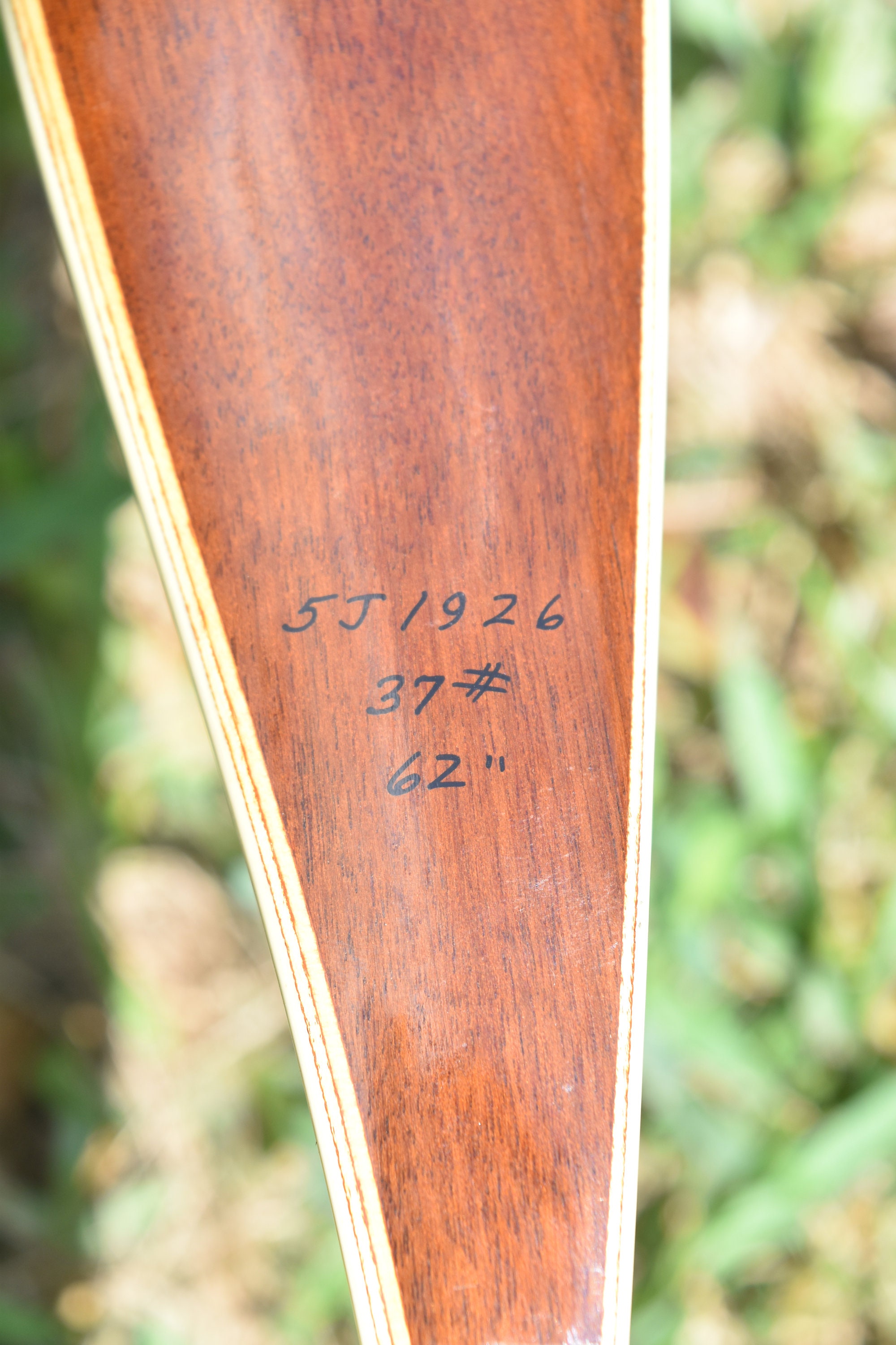 Archery bow, vintage Browning Spartan, 37 recurve bow.