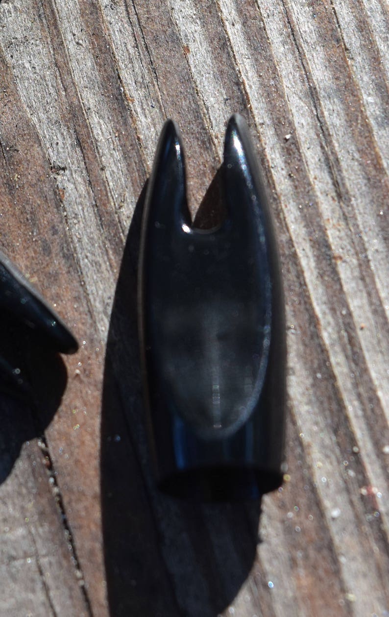 Arrow Nocks 5/16 Black Plastic Glueon Nocks Set of 6 Etsy