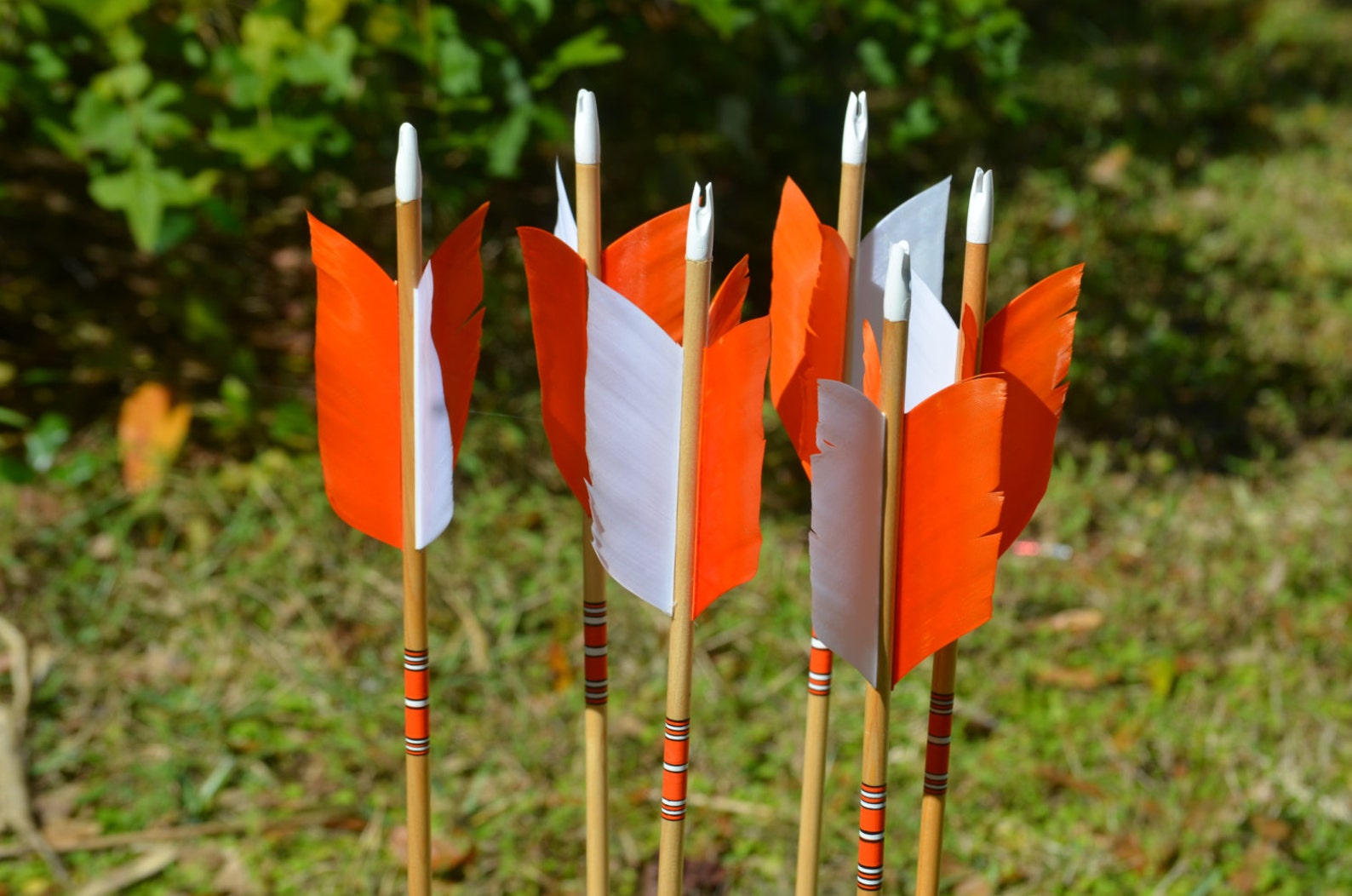 Archery Flu Flu Arrowswood Arrows Small Game Hunting Arrows Etsy