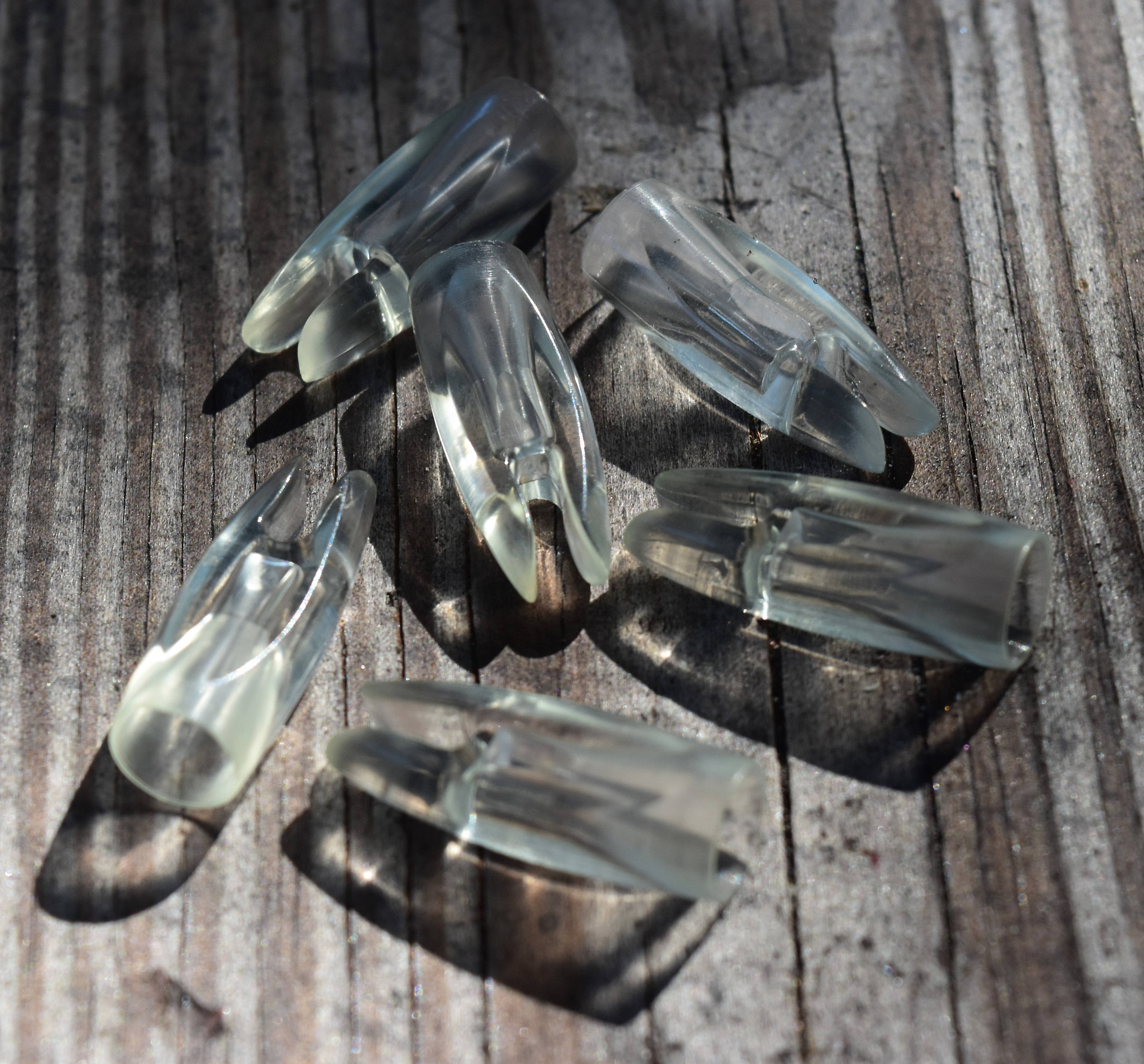 Arrow Nocks 5/16 clear plastic glueon nocks set of 6 Etsy