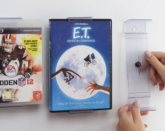 Verstellbare DVD-, Blu-Ray-, Spiel-, 45-Schallplatten-Wandhalterung oder Regal