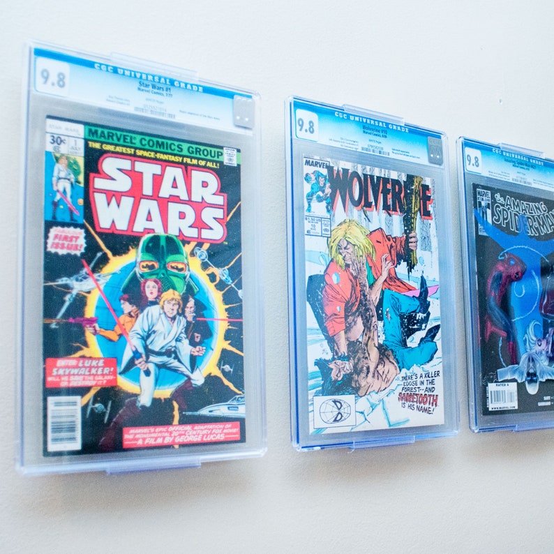 ComicMount™ Comic Book Frame Display System Invisible and Adjustable Wall Mount or Shelf Stand. image 8