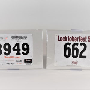 BibMount™ Race Bib Frame Display Invisible and Adjustable Wall Mount or Shelf Stand. image 6