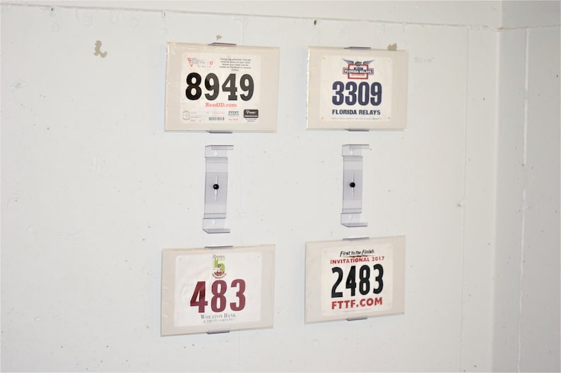 BibMount™ Race Bib Frame Display Invisible and Adjustable Wall Mount or Shelf Stand. image 10