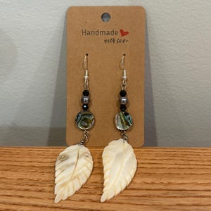 Handmade Beaded Dangle Earrings
