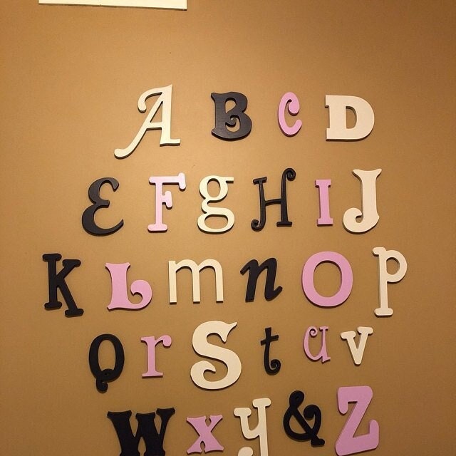 6 INDIVIDUAL Fatty Font Letters & Numbers – Make a Wood Sign