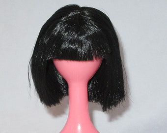 New Yulu SnapStar Yuki Doll Wig Black Hair Fits Retired Liv Dolls for Customization of OOAK Doll Art Supplies TheSupplyLoft1