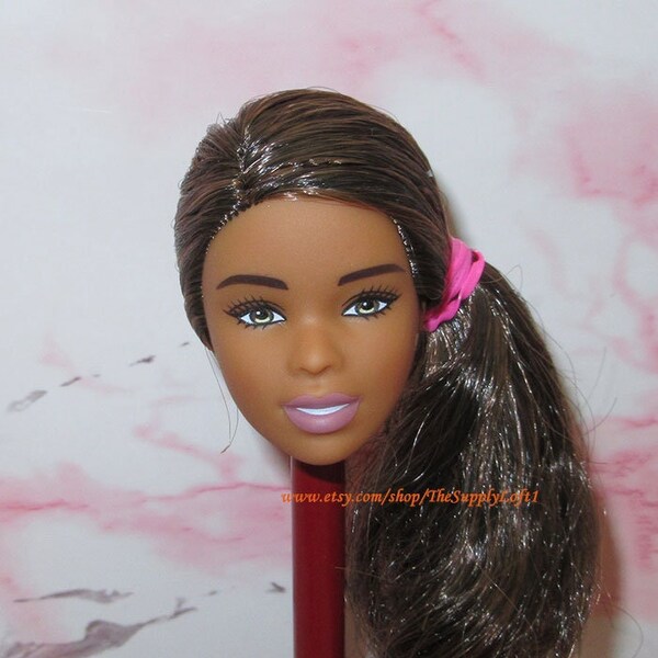 New Barbie AA Hiking Day Doll Head from Self-Care Series for Customization OOAK Repaint Reroot Replacement Parts Repair - TheSupplyLoft1