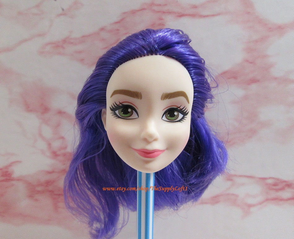 New Mal Disney Descendants Doll Head From Isle of the Lost for