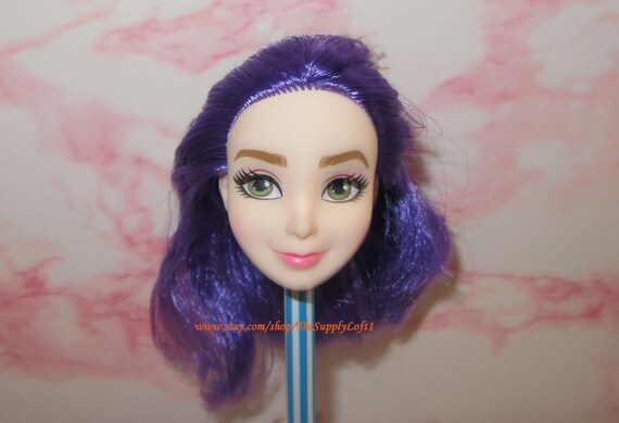 New Mal Disney Descendants Doll Head From Isle of the Lost for  Customization OOAK Repaint Reroot Replacement Repair Parts Thesupplyloft1 -   Sweden