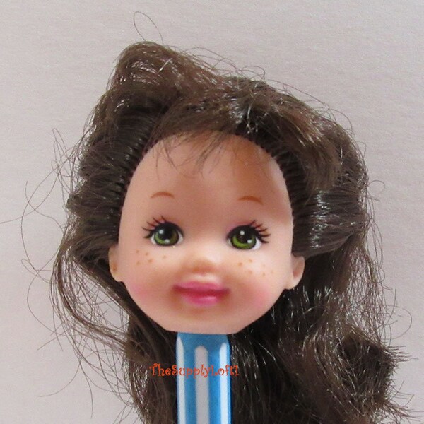 Vintage Artist Chelsie Doll Head Barbie Lil Friend of Kelly for Customization Hair Reroot OOAK Repaint Art Dolls - TheSupplyLoft1