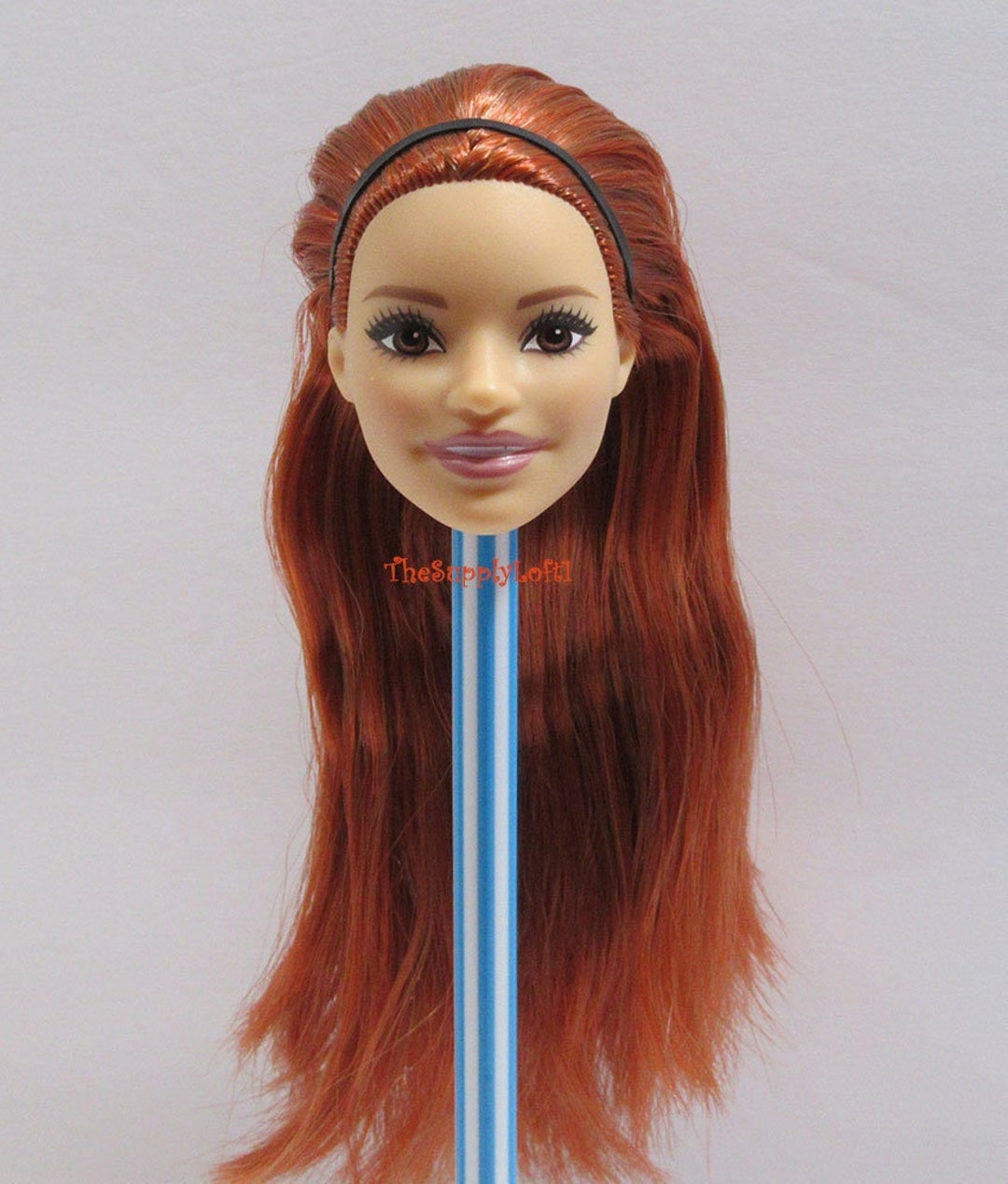 Over hoved og skulder James Dyson nøjagtigt New Yoga GXF07 Barbie Doll Head From Made to Move Curvy Doll - Etsy Norway