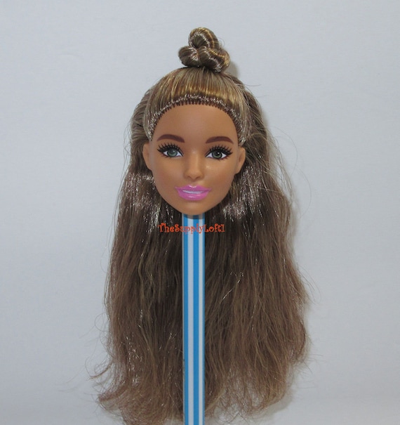 New Yoga GXF05 Barbie Doll Head Hispanic From Made to Move Doll for  Customization OOAK Repaint Reroot Replacement Parts Thesupplyloft1 