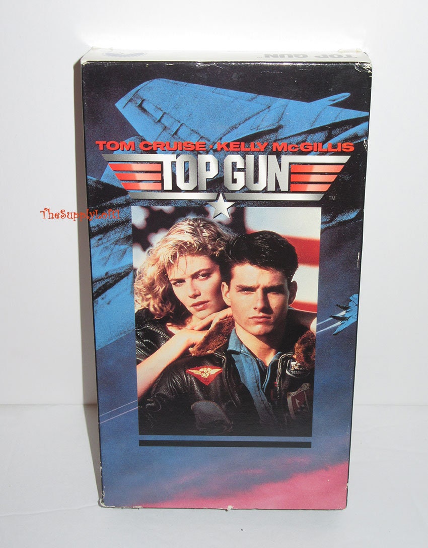 Vintage 1986 Top Gun Movie Video VHS Starring Actor Tom Cruise Etsy UK
